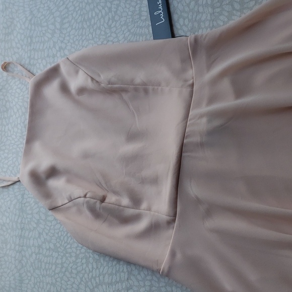 Lulu's Pale Pink Spaghetti Strap Dress Size M - NWT - Picture 4 of 13